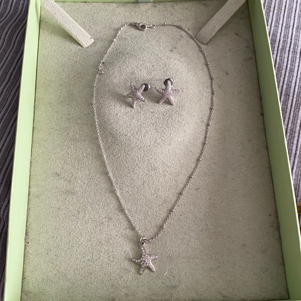 Starfish jewelry set